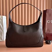 Kitlife Gucci Jackie 1961 Large Crossbody Bag Dark Brown Leather 863279 40x29x5cm - 4