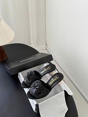 Kitlife Chanel 26 Pearl Mary Jane Slippers Black - 1
