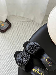 Kitlife Chanel 26 Pearl Mary Jane Slippers Black - 2