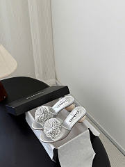 Kitlife Chanel 26 Pearl Mary Jane Slippers White - 1