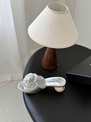 Kitlife Chanel 26 Pearl Mary Jane Slippers White - 5