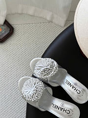 Kitlife Chanel 26 Pearl Mary Jane Slippers White - 3