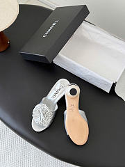 Kitlife Chanel 26 Pearl Mary Jane Slippers White - 2