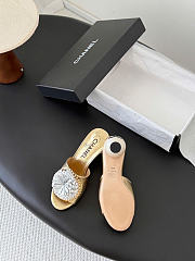 Kitlife Chanel 26 Pearl Mary Jane Slippers Gold - 4