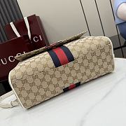 Kitife Gucci Paparazzo Medium Top Handle Bag Beige & White ‎875018 32x24x17cm  - 6