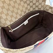 Kitife Gucci Paparazzo Medium Top Handle Bag Beige & White ‎875018 32x24x17cm  - 3