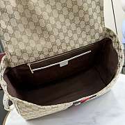 Kitife Gucci Paparazzo Large Top Handle Bag Beige & White ‎875019 37x29x13cm - 6