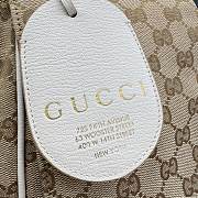 Kitife Gucci Paparazzo Large Top Handle Bag Beige & White ‎875019 37x29x13cm - 4
