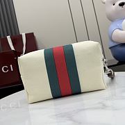 Kitlife Gucci Positano Small Pouch Ivory Canvas 875826 23x14x7cm - 6
