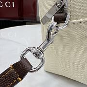 Kitlife Gucci Positano Small Pouch Ivory Canvas 875826 23x14x7cm - 5