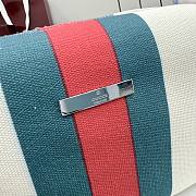 Kitlife Gucci Positano Small Pouch Ivory Canvas 875826 23x14x7cm - 2