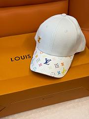 Kitlife Louis Vuitton Get Ready LV x TM Baseball Cap White Multicolor - 5