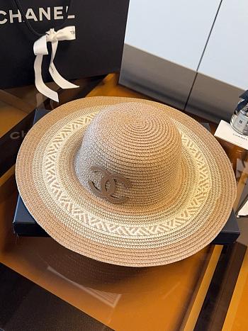 Kitlife Chanel Wide-brimmed Straw Hat