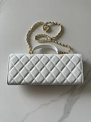 Kitlife Chanel 26A Horizontal Handle Bag White 8x25x5cm - 3