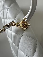 Kitlife Chanel 26A Horizontal Handle Bag White 8x25x5cm - 2
