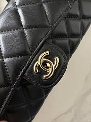 Kitlife Chanel 26A Horizontal Handle Bag Black 8x25x5cm  - 3