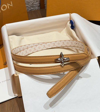 Kitlife Louis Vuitton Mini Flowergram 15mm Reversible Belt 1 
