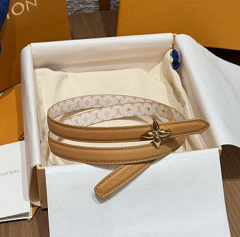 Kitlife Louis Vuitton Mini Flowergram 15mm Reversible Belt 2
