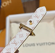 Kitlife Louis Vuitton Mini Flowergram 15mm Reversible Belt 2 - 6