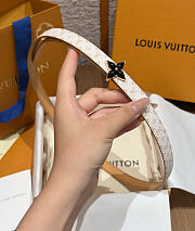 Kitlife Louis Vuitton Mini Flowergram 15mm Reversible Belt 3  - 4
