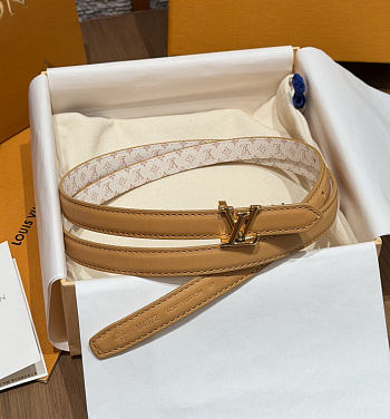 Kitlife Louis Vuitton Mini Flowergram 15mm Reversible Belt 4