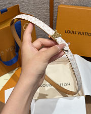 Kitlife Louis Vuitton Mini Flowergram 15mm Reversible Belt 4 - 5