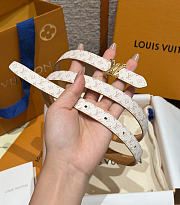 Kitlife Louis Vuitton Mini Flowergram 15mm Reversible Belt 4 - 3