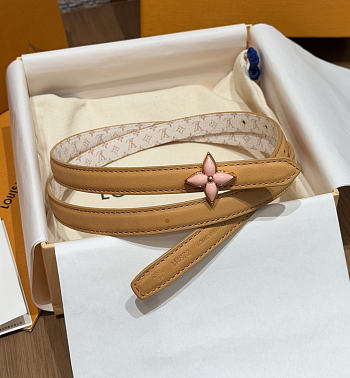 Kitlife Louis Vuitton Mini Flowergram 15mm Reversible Belt 5