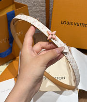 Kitlife Louis Vuitton Mini Flowergram 15mm Reversible Belt 5 - 5