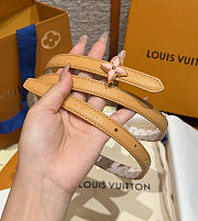 Kitlife Louis Vuitton Mini Flowergram 15mm Reversible Belt 5 - 3
