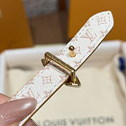 Kitlife Louis Vuitton Mini Flowergram 15mm Reversible Belt 5 - 2