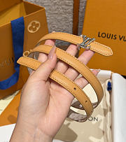 Kitlife Louis Vuitton Mini Flowergram 15mm Reversible Belt 6 - 4