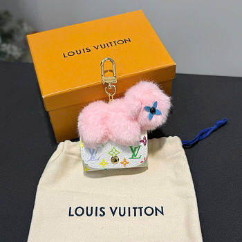 Kitlife Louis Vuitton Capybara Doll Earphone Bag Charm Pink