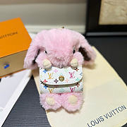 Kitlife Louis Vuitton Bunny Doll Earphone Bag Charm Pink M03230 - 1