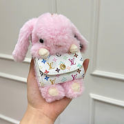 Kitlife Louis Vuitton Bunny Doll Earphone Bag Charm Pink M03230 - 5
