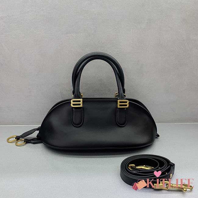 Kitlife Balenciaga Women's Bolero Bowling Bag Mini in Black 30x16×13cm - 1