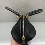 Kitlife Balenciaga Women's Bolero Bowling Bag Mini in Black 30x16×13cm - 6