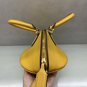 Kitlife Balenciaga Women's Bolero Bowling Bag Mini in Yellow 30x16×13cm - 5