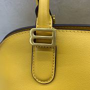 Kitlife Balenciaga Women's Bolero Bowling Bag Mini in Yellow 30x16×13cm - 4
