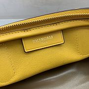 Kitlife Balenciaga Women's Bolero Bowling Bag Mini in Yellow 30x16×13cm - 3