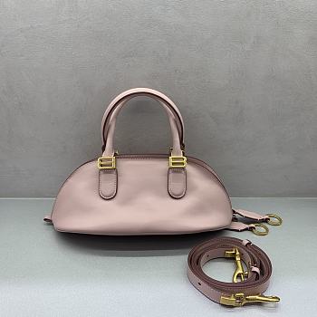 Kitlife Balenciaga Women's Bolero Bowling Bag Mini in Pink 30x16×13cm 