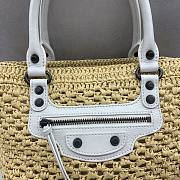 Kitlife Balenciaga Women's Le City Basket Small in Natural/White 27x20x11cm - 6