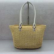 Kitlife Balenciaga Women's Le City Basket Medium in Natural/White 33x27x13cm - 5