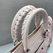 Kitlife Balenciaga Small Graffiti Motorcycle Bag Pink 30x13x20cm - 4