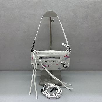 Kitlife Balenciaga Le City Mini White Graffiti Bag 24x13cm