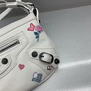 Kitlife Balenciaga Le City Mini White Graffiti Bag 24x13cm - 4