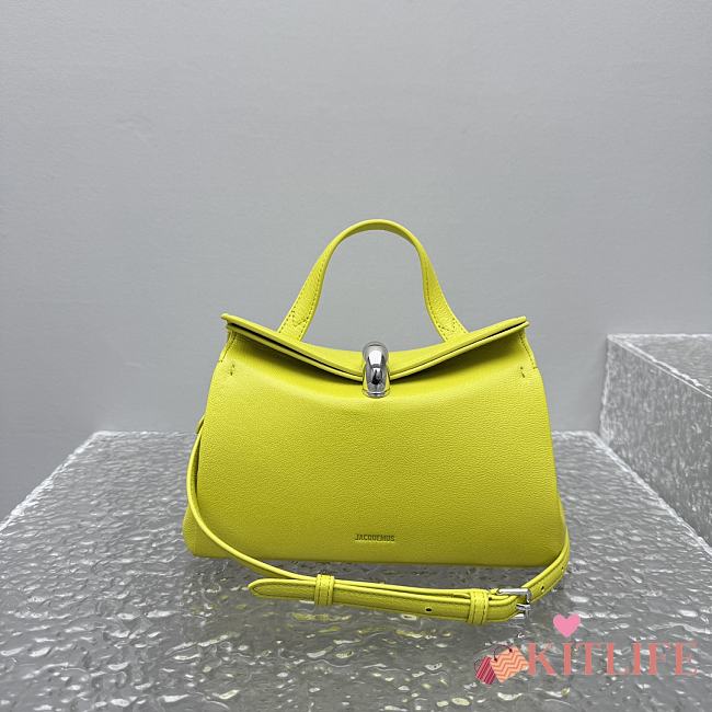 Kitlife Jacquemus The Small Valérie Bag Yellow 24x14x7.5cm - 1