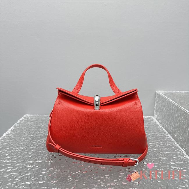 Kitlife Jacquemus The Small Valérie Bag Red 24x14x7.5cm - 1