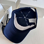Kitlife Celine Triomphe Baseball Cap in Black Cotton  - 2
