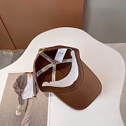 Kitlife Celine Triomphe Baseball Cap in Brown Cotton - 4